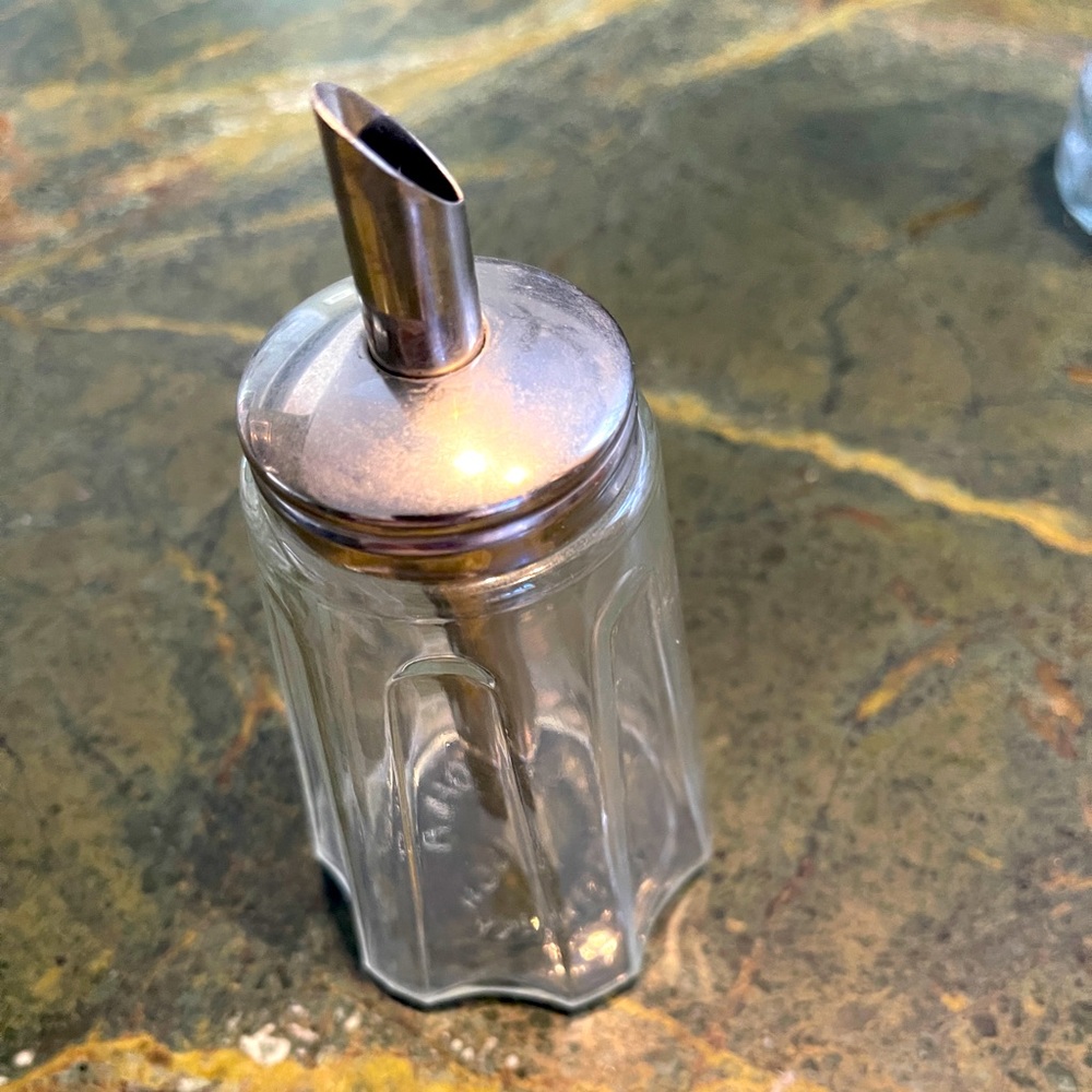 COPY - German sugar dispenser. Stainless and glass